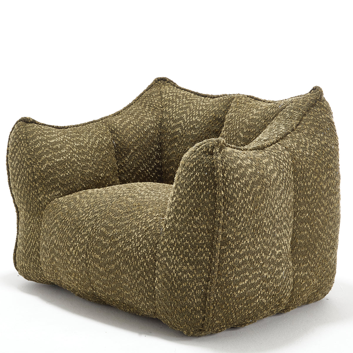 Olive Green Chenille Accent Chair