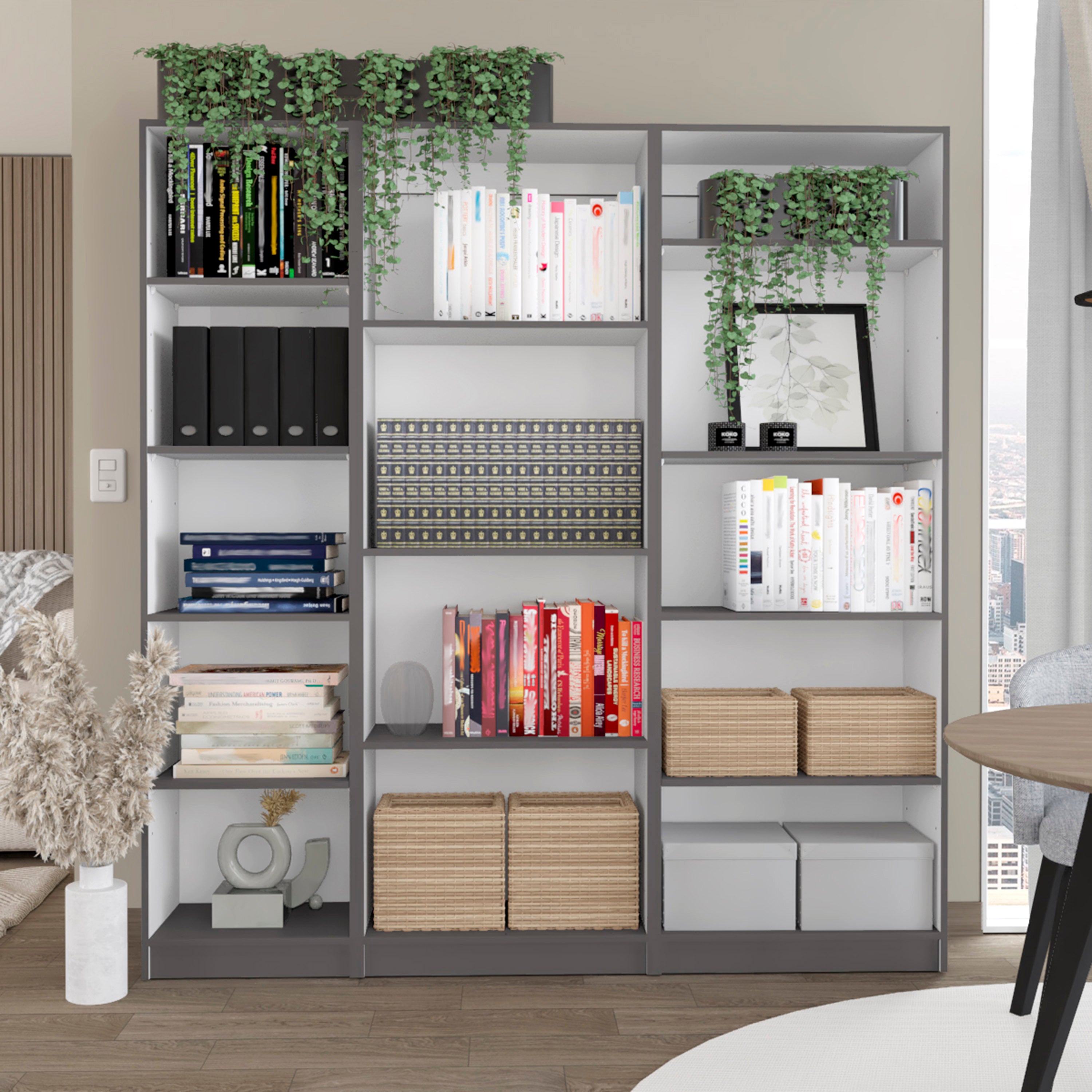 Bookcase, 67.1 in, 11.7 in Deep