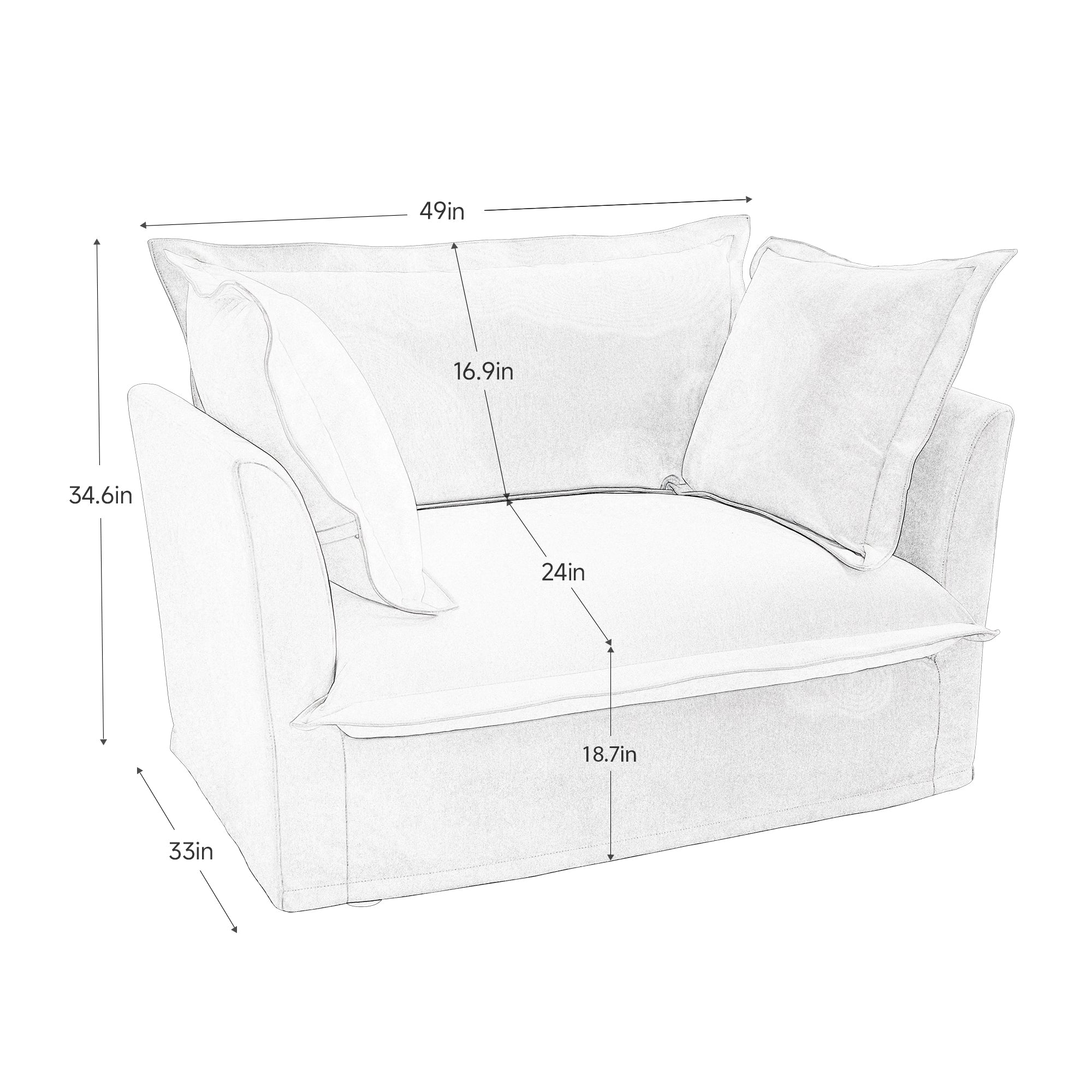 Fluffy Lounge Chair