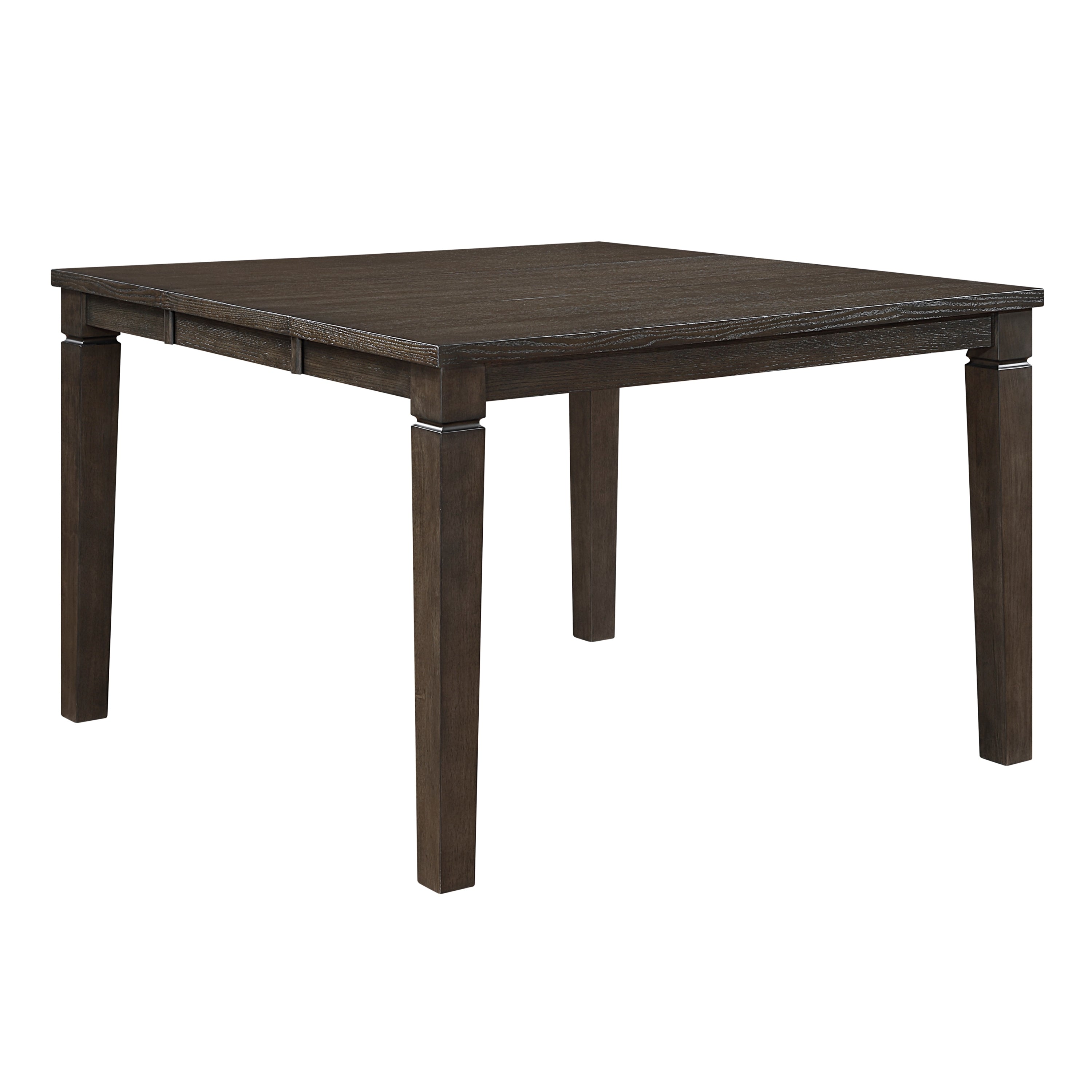 Counter Height Dining Table with Leaf, Square, Espresso (Table Only)