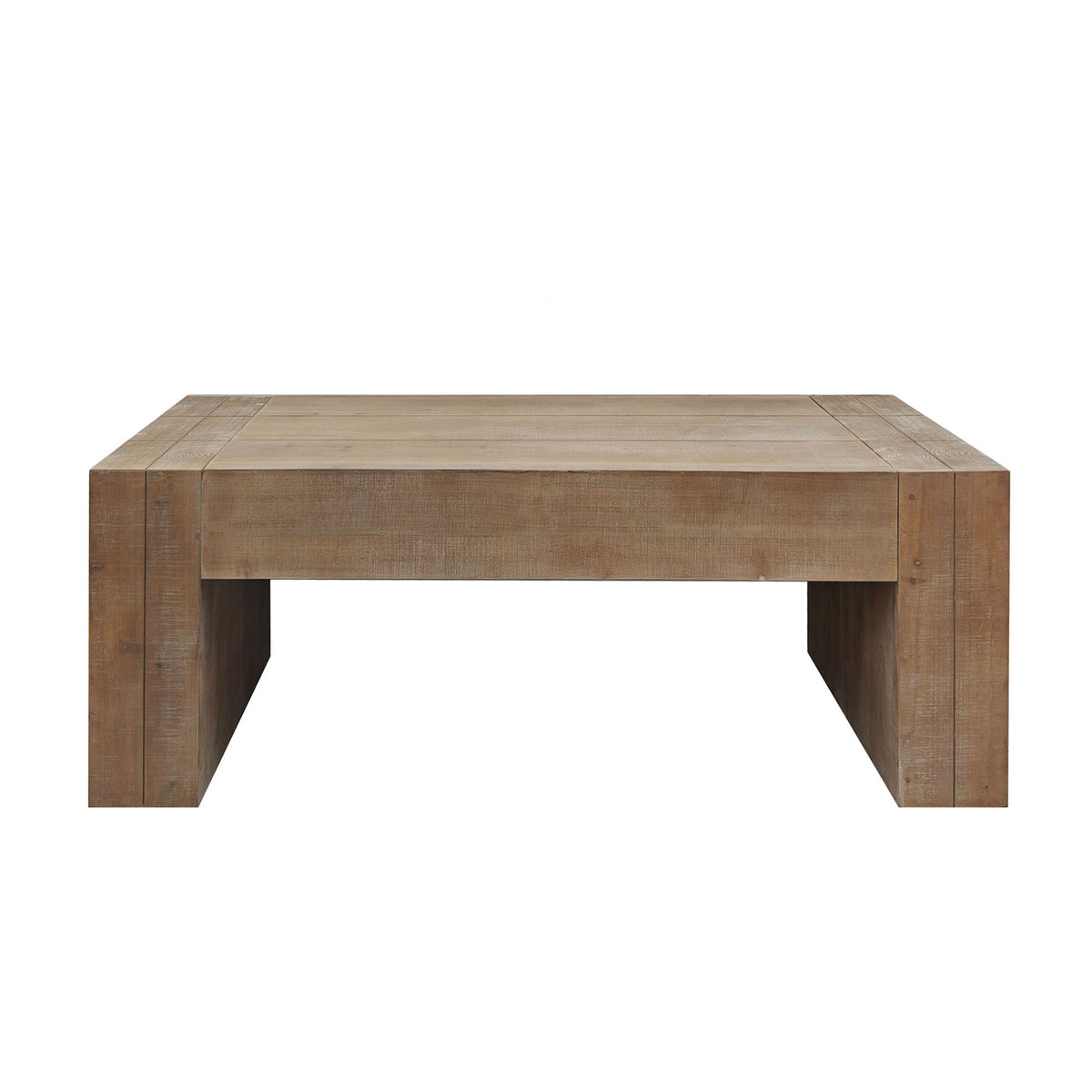 Natural Rectangular Coffee Table, 49 in