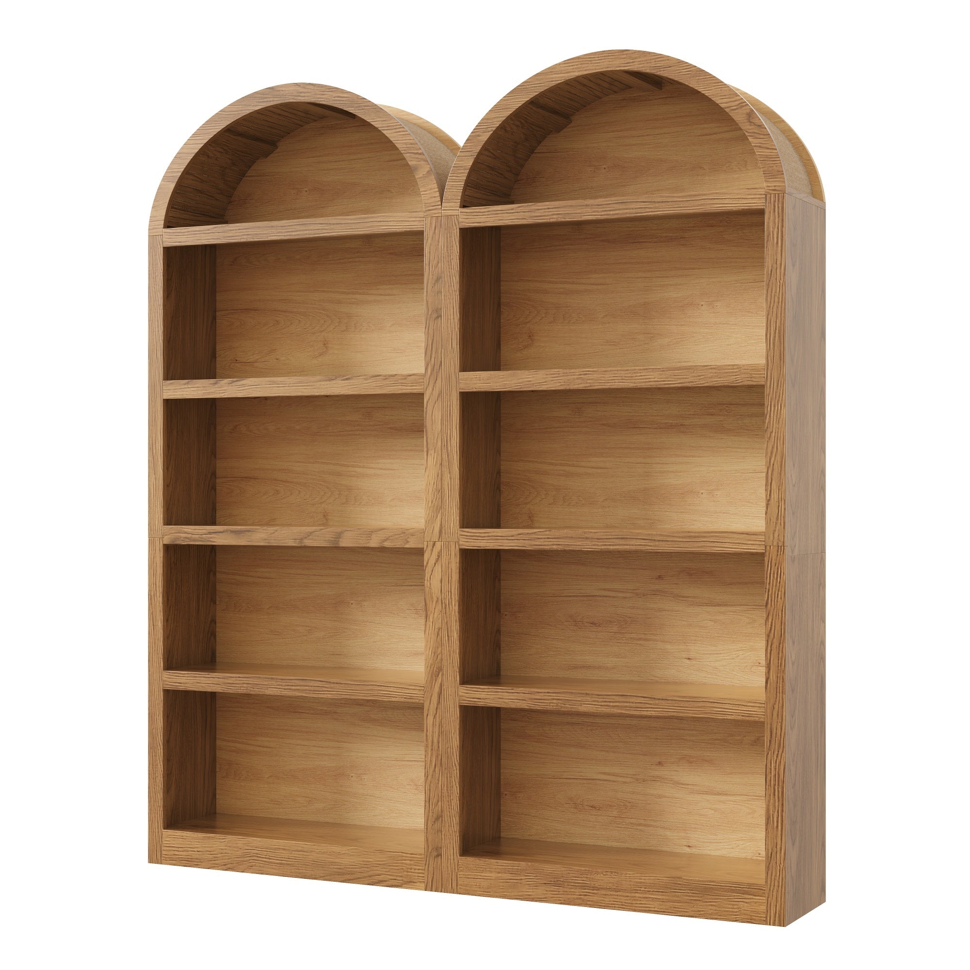 Big and Tall Storage Cabinet, 69.8 in, Natural, 10.6 in Deep