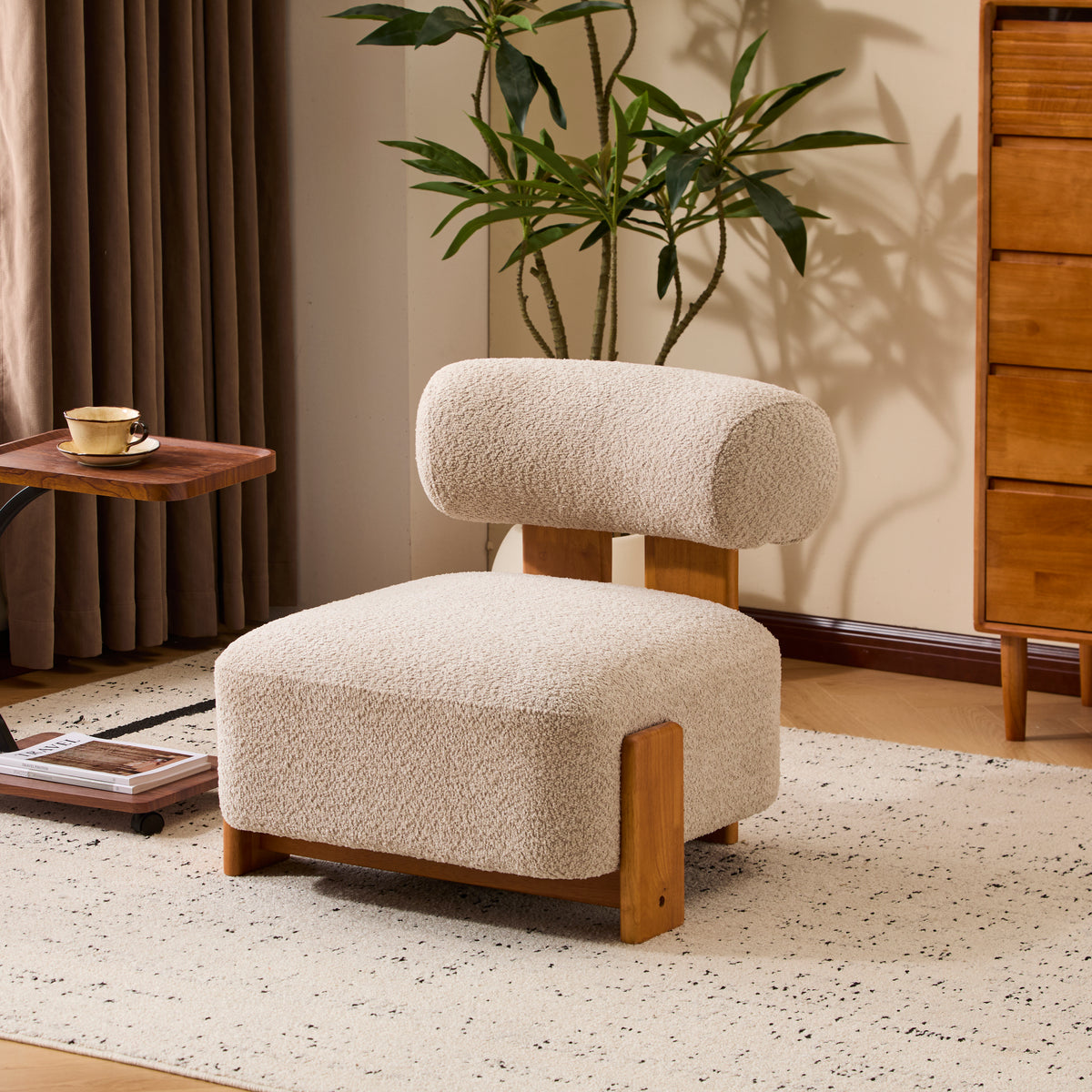 Boucle Accent Chair