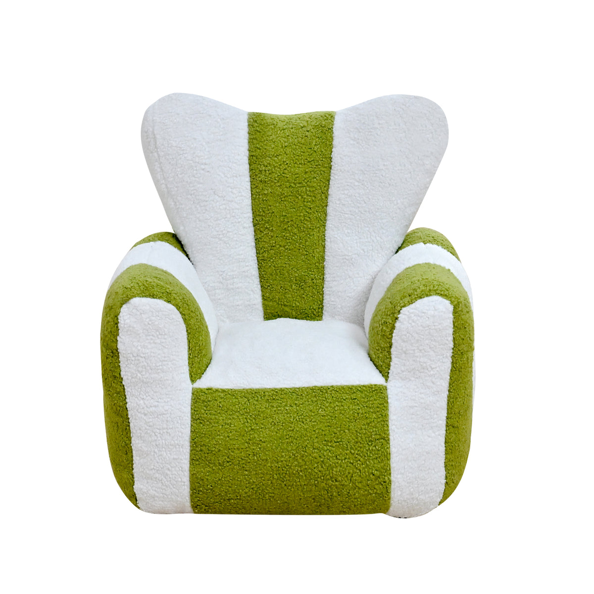 White Sherpa Bean Bag Chair