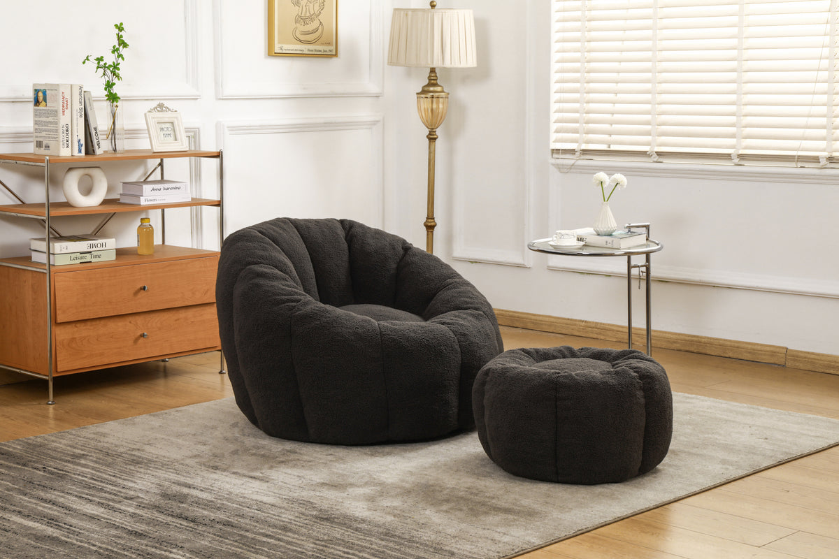 Dark Gray Bean Bag Chair