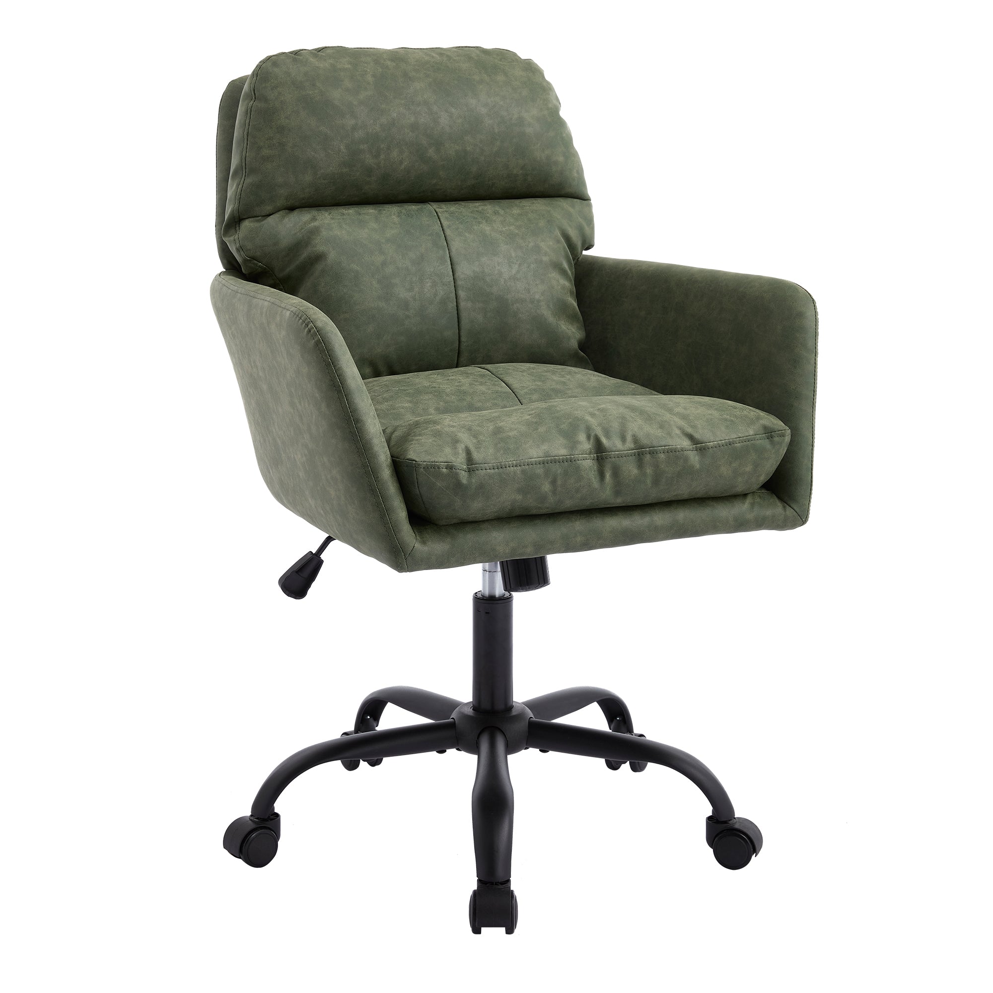 Ergonomic Office Chair, 28.2 in, Green