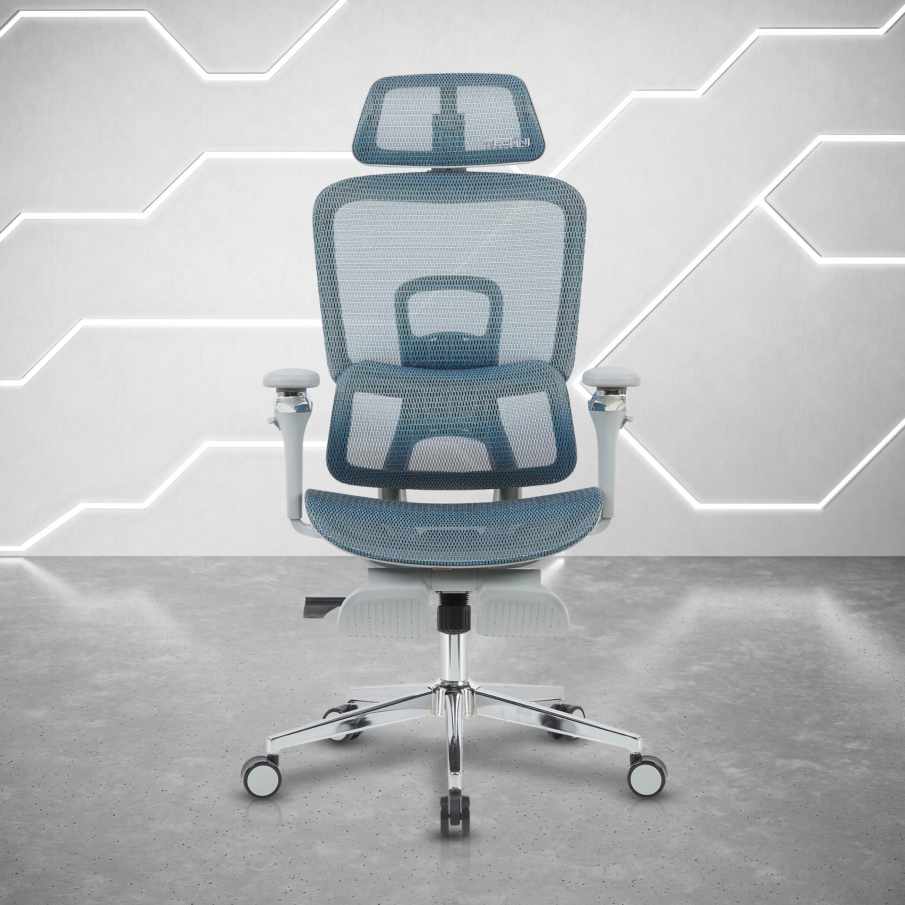 Big and Tall Lumbar Support Office Chair with Lock, 300 lb Capacity