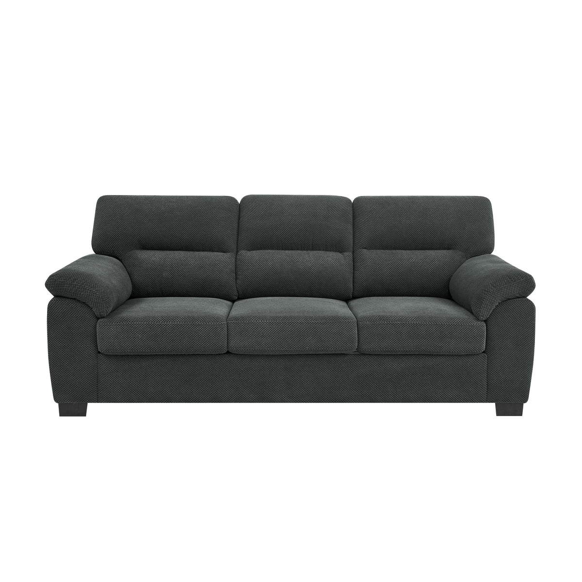 Dark Gray 3-Seat Couch, 81 in Wide