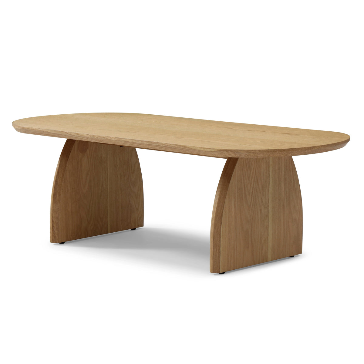 Natural Oval Coffee Table, 47.2 in