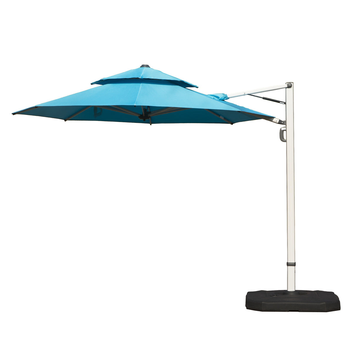 Blue Cantilever Patio Umbrella