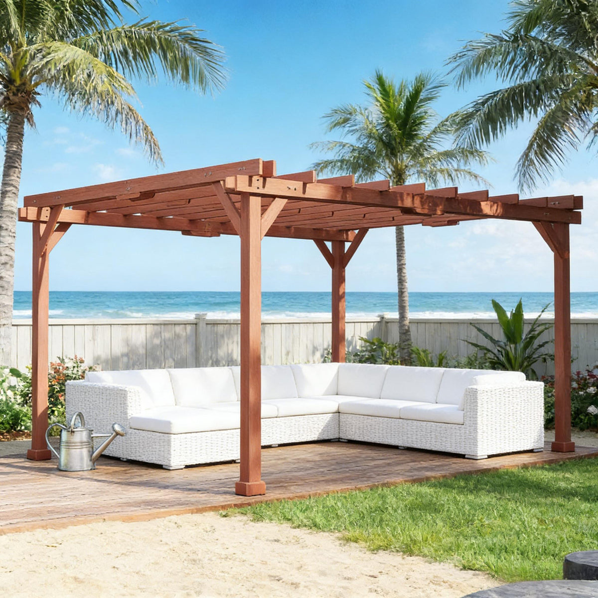 Brown Pergola