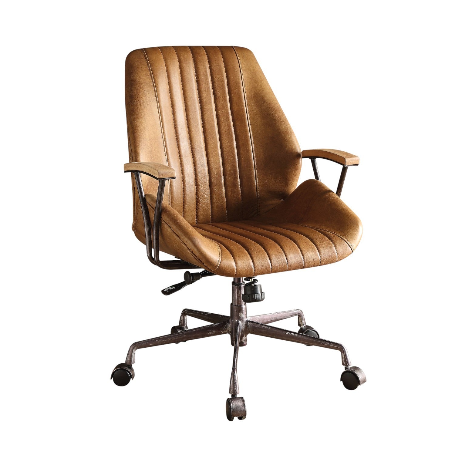 Height Adjustable Office Chair, 220 lb Capacity, 24 in Deep