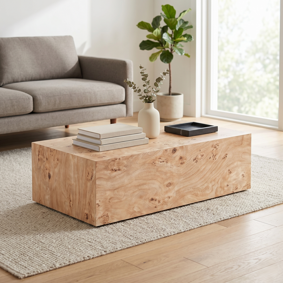Rectangular Coffee Table, 39.4 in