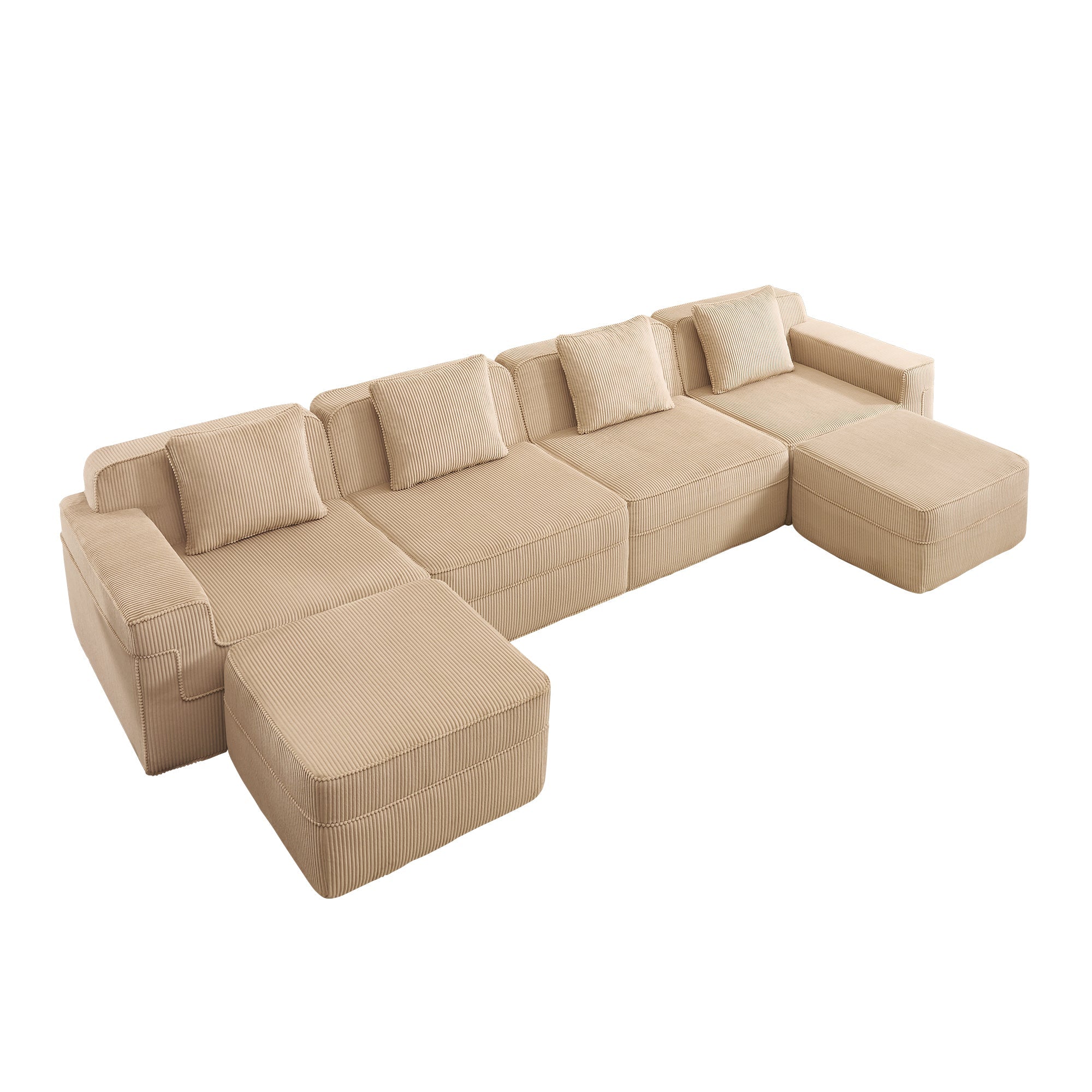 Hudson 4-Seat Boneless Couch in Camel #OttOnly_2 #Color_Camel