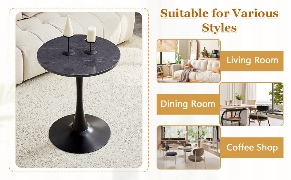 Feature graphic titled suitable for various styles, alternate layout with room setting photos