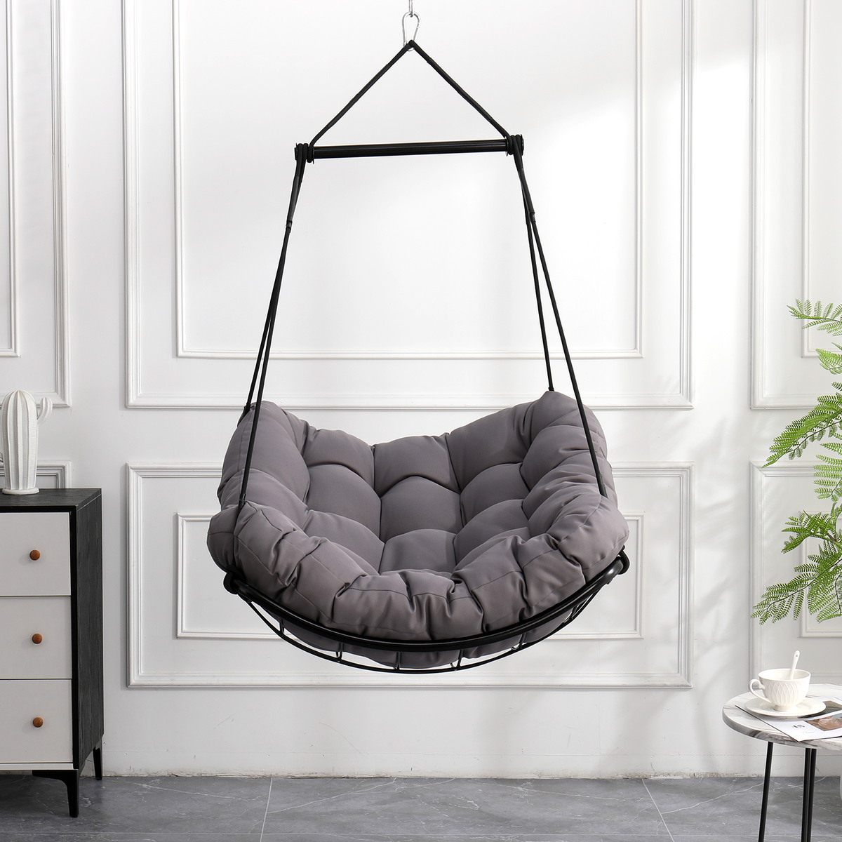 Gray Metal Hammock Chair