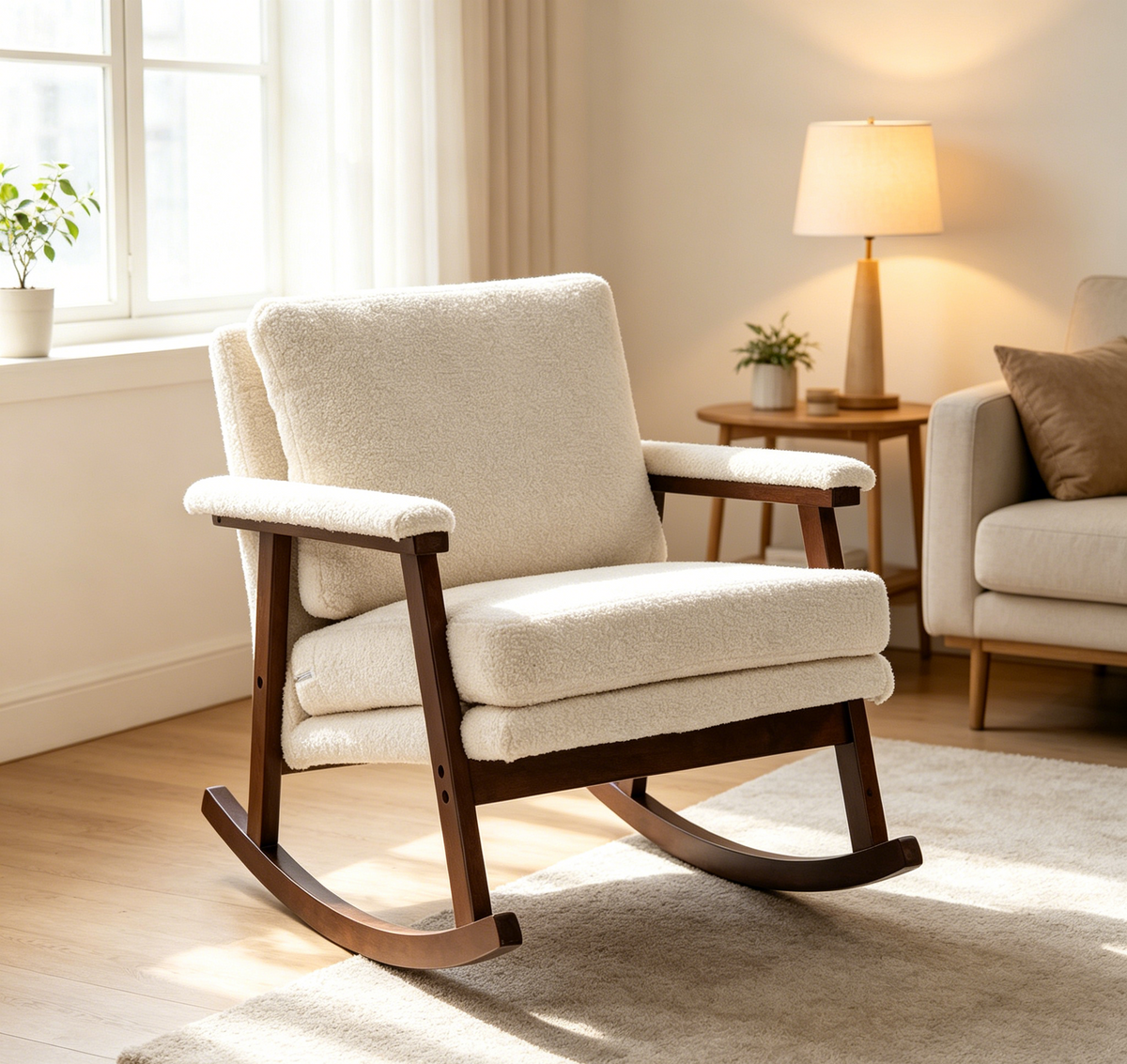 White Rocking Chair
