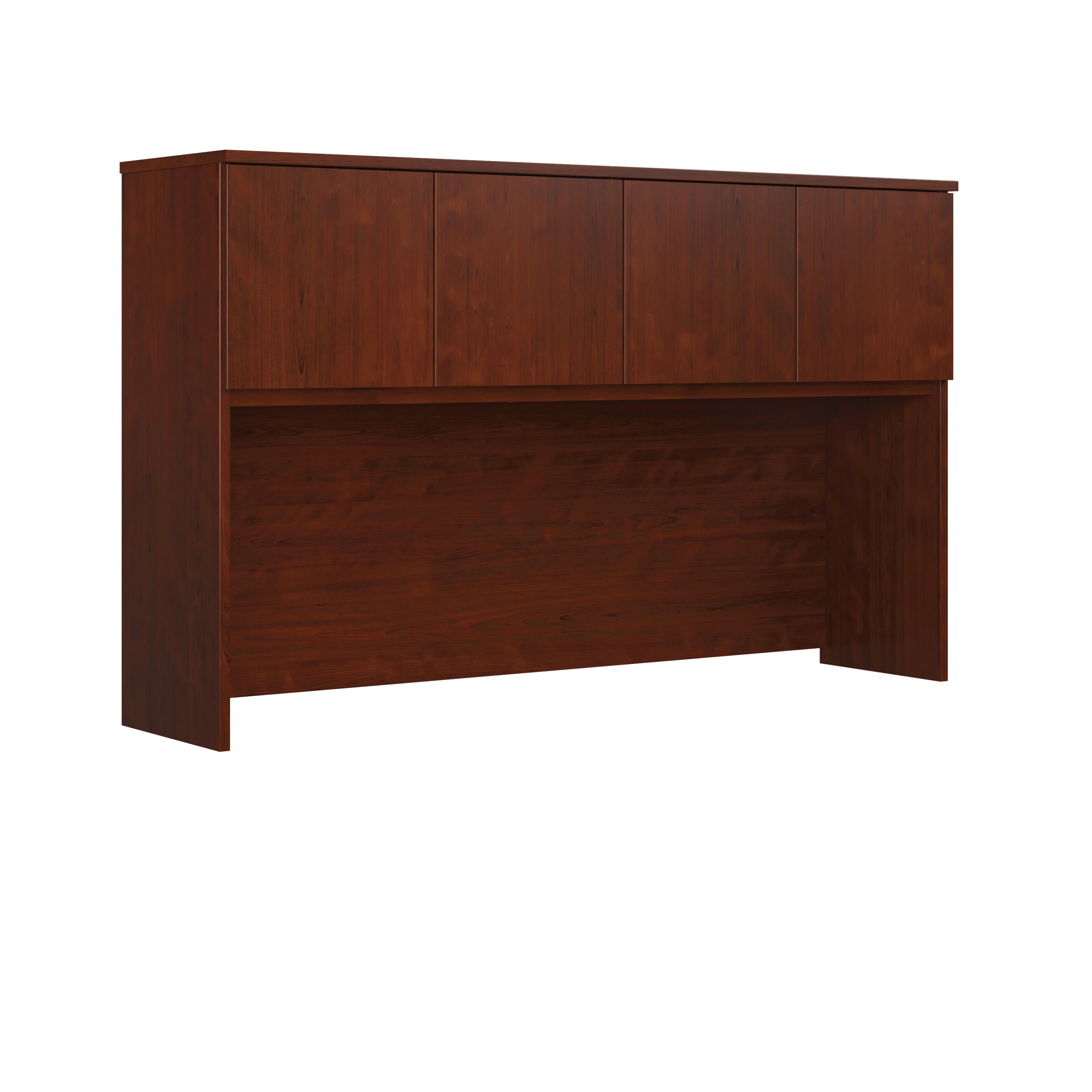 File Cabinet with Hutch, 59.1 in, Red
