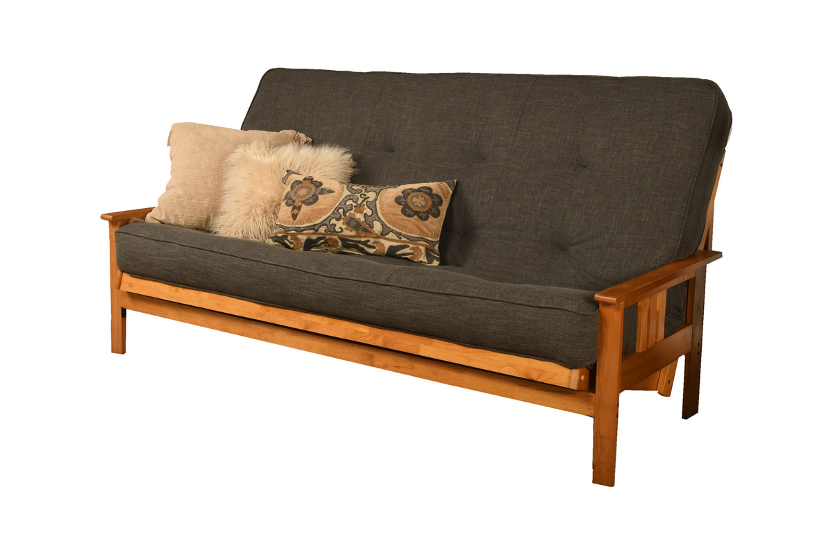Charcoal Futon, 86 in Wide