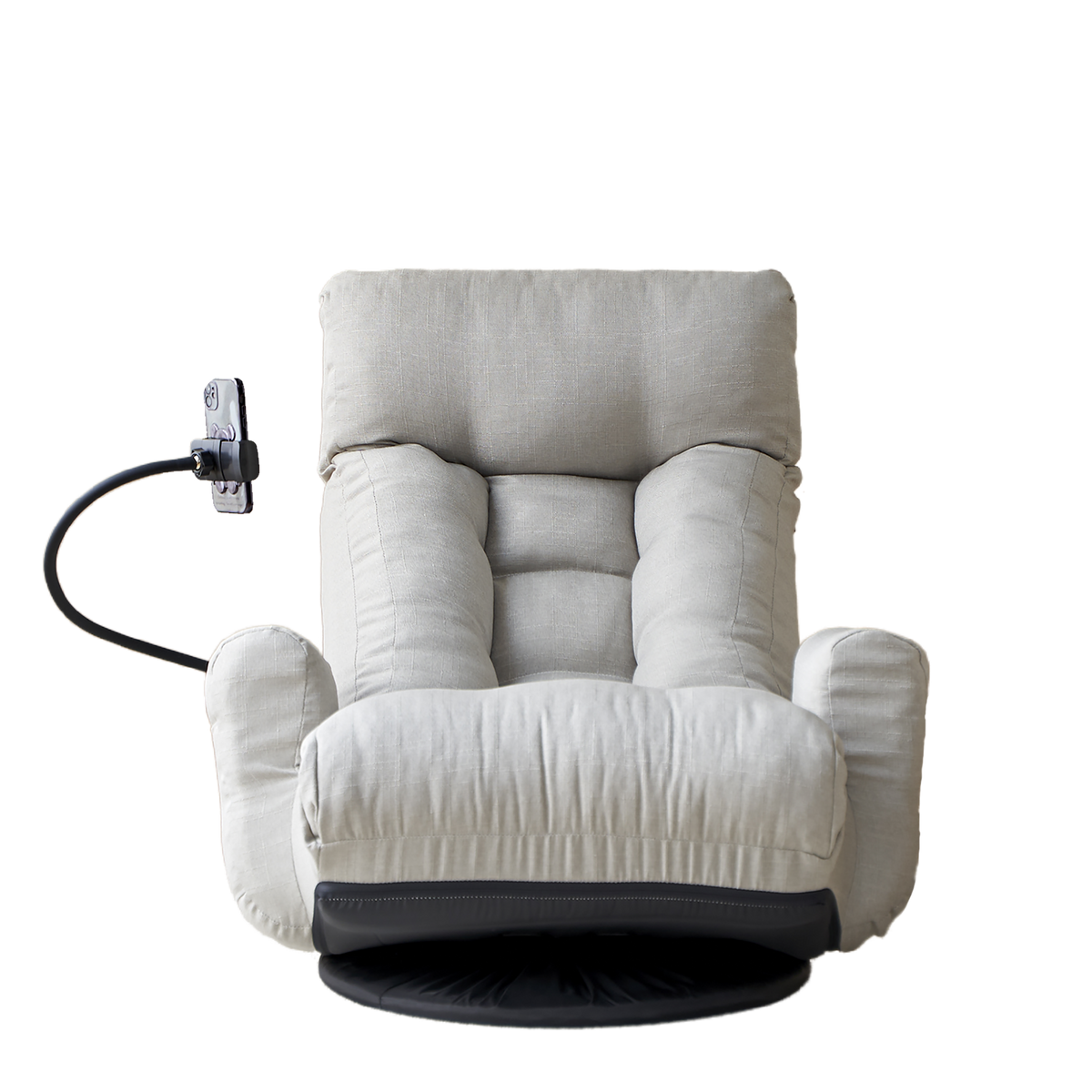 Gray Swivel Accent Chair