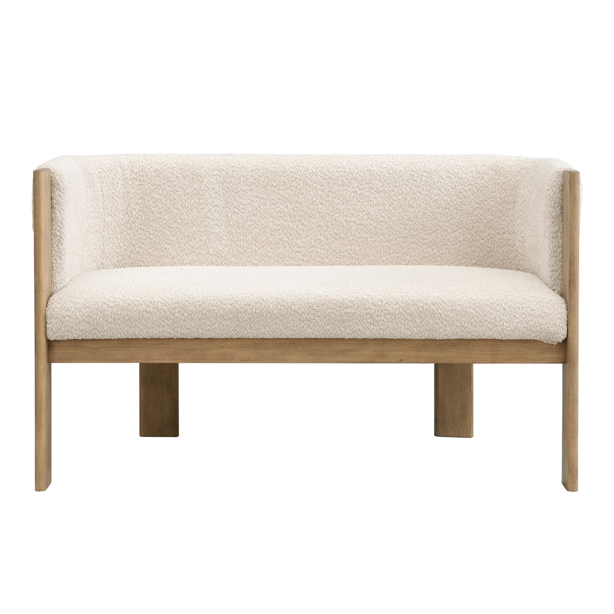 Boucle Loveseat, 48.5 in Wide