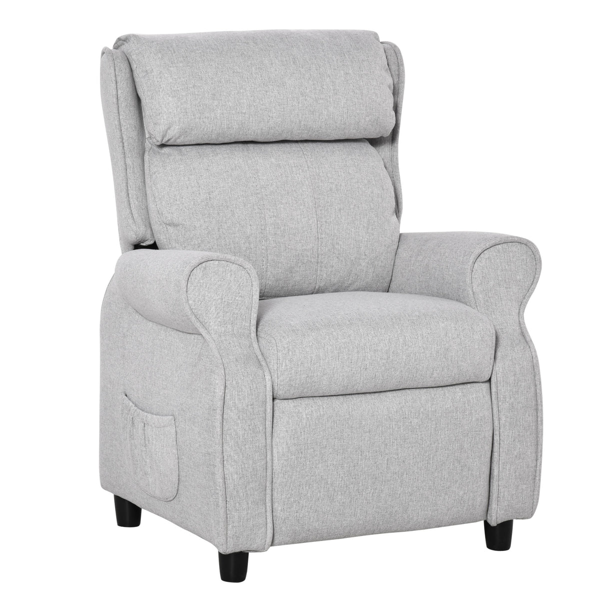 Light Gray Kids Recliner