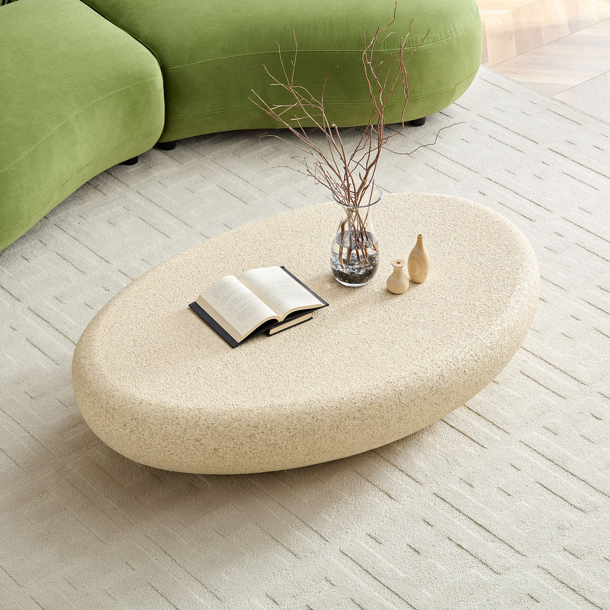 Yellow Coffee Table, 53.4 in