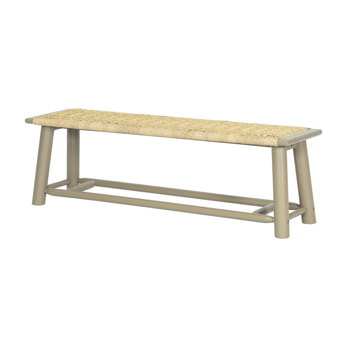 Gold Outdoor Bench, 59 in Wide