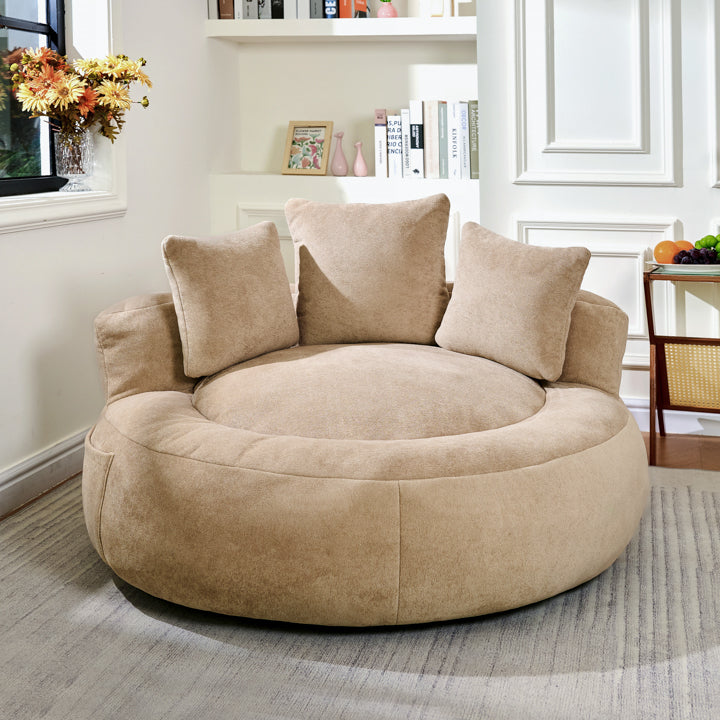 Khaki Bean Bag Chair