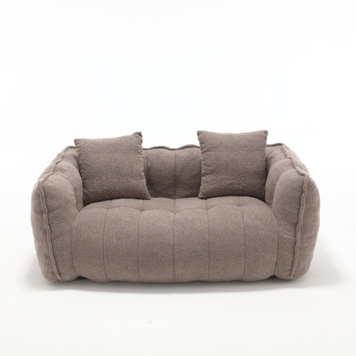 Brown Chenille Bean Bag Chair