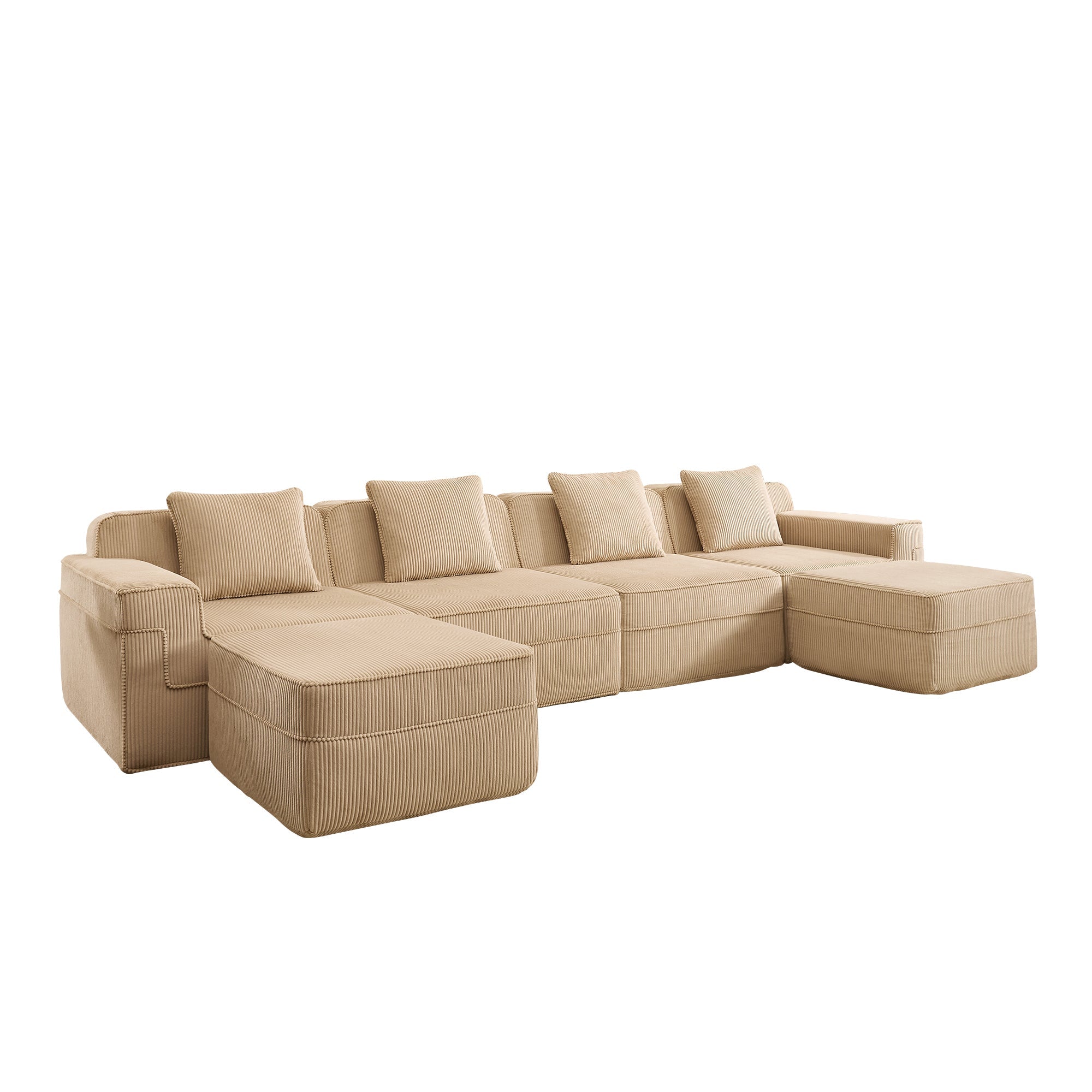 Hudson 4-Seat Boneless Couch in Camel #OttOnly_2 #Color_Camel