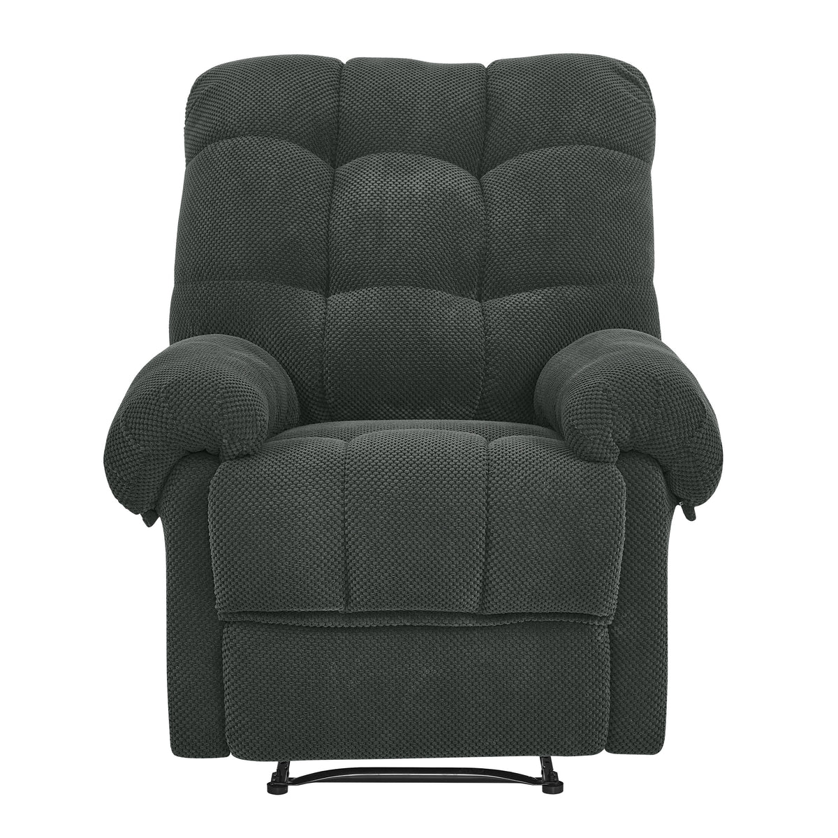 Dark Gray Recliner, 38.6 in Wide