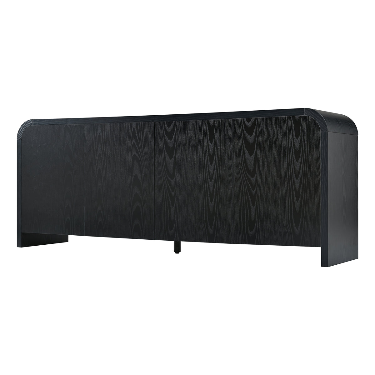 Black TV Stand for TVs up to 70 in, 65.7 in Wide