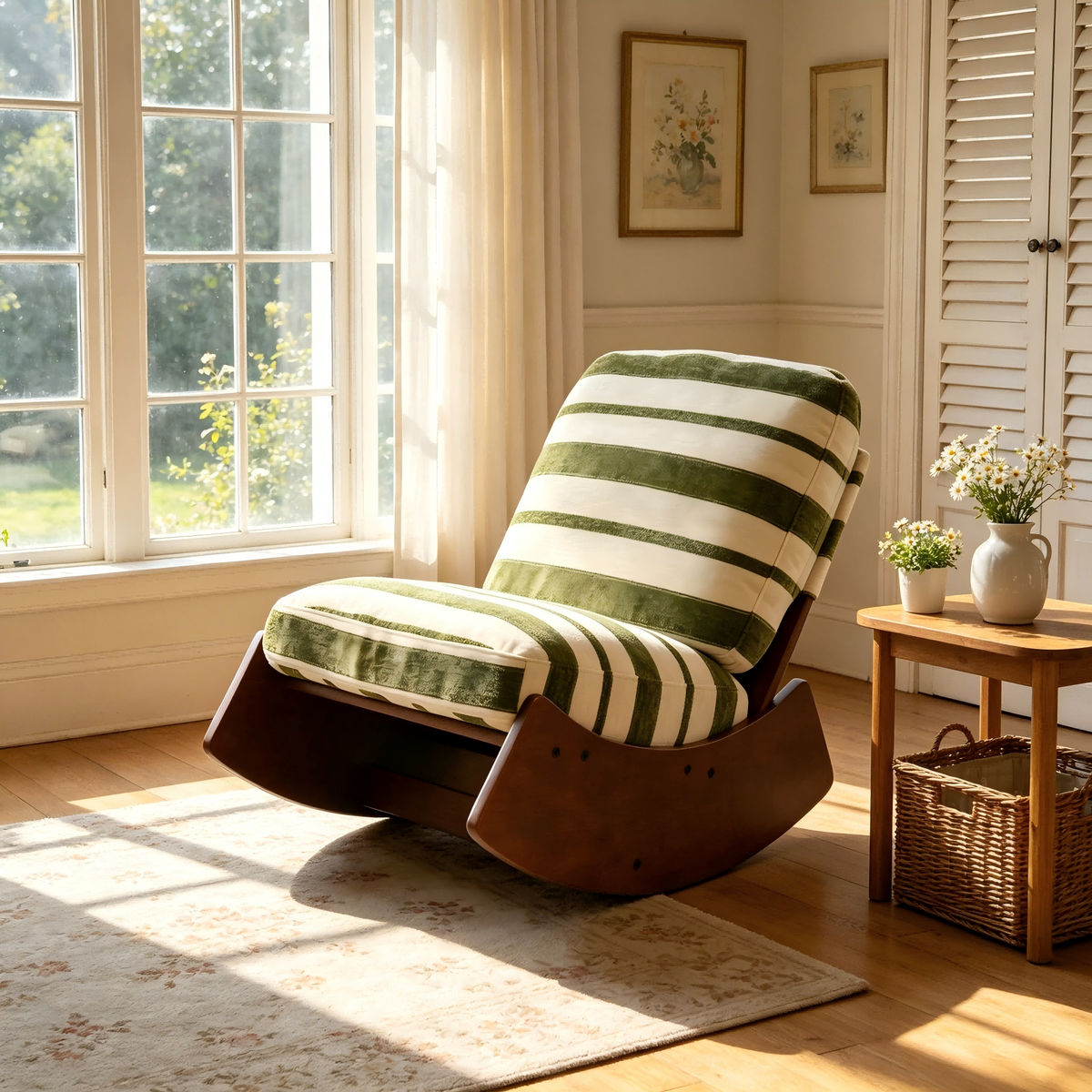 Green Glider Chair