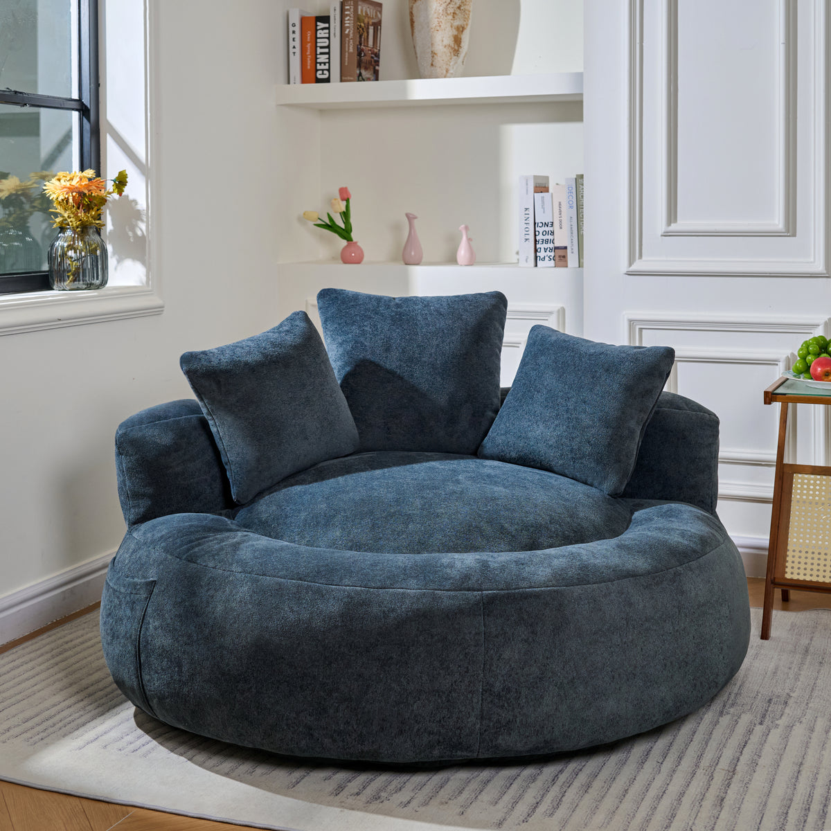 Blue Bean Bag Chair