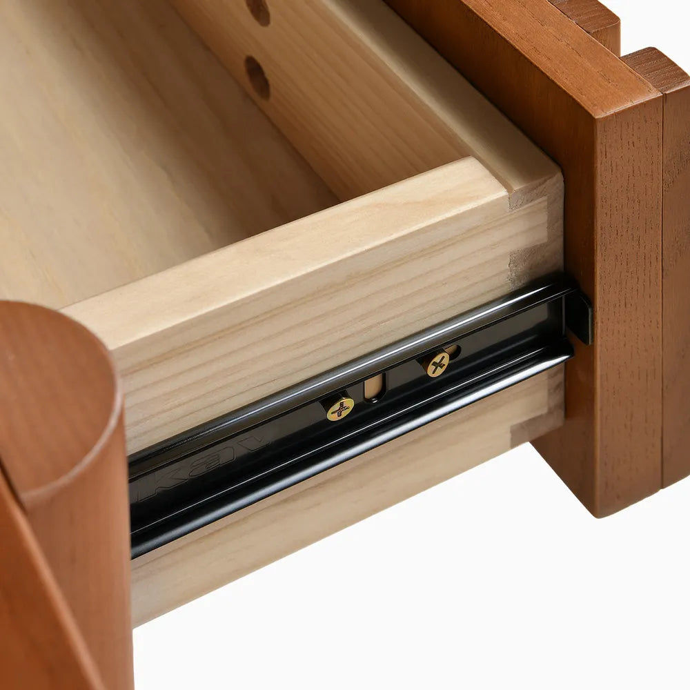 47" Solid Ash Wood Coffee Table with Hidden Storage