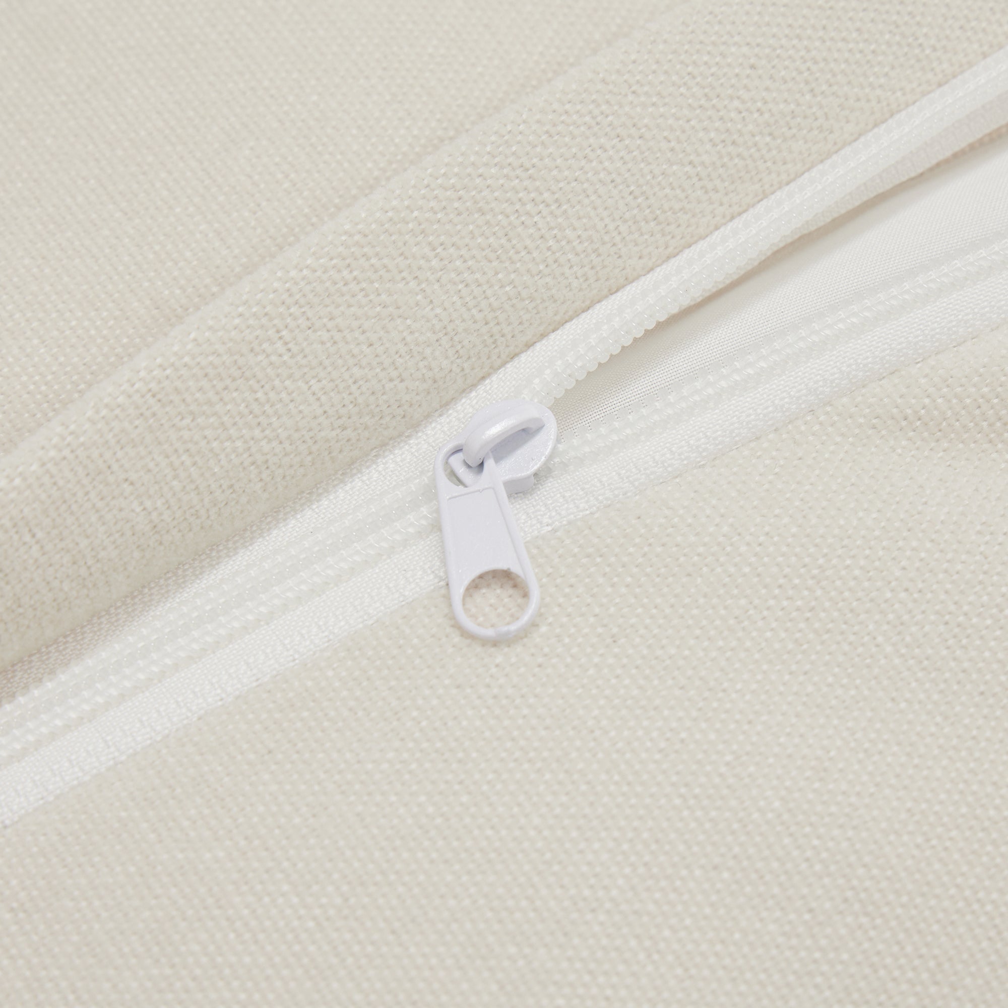 Fluffy 4-Seat Modular Sofa in Chenille Cream #OttOnly_2 #Fabric_Chenille Cream