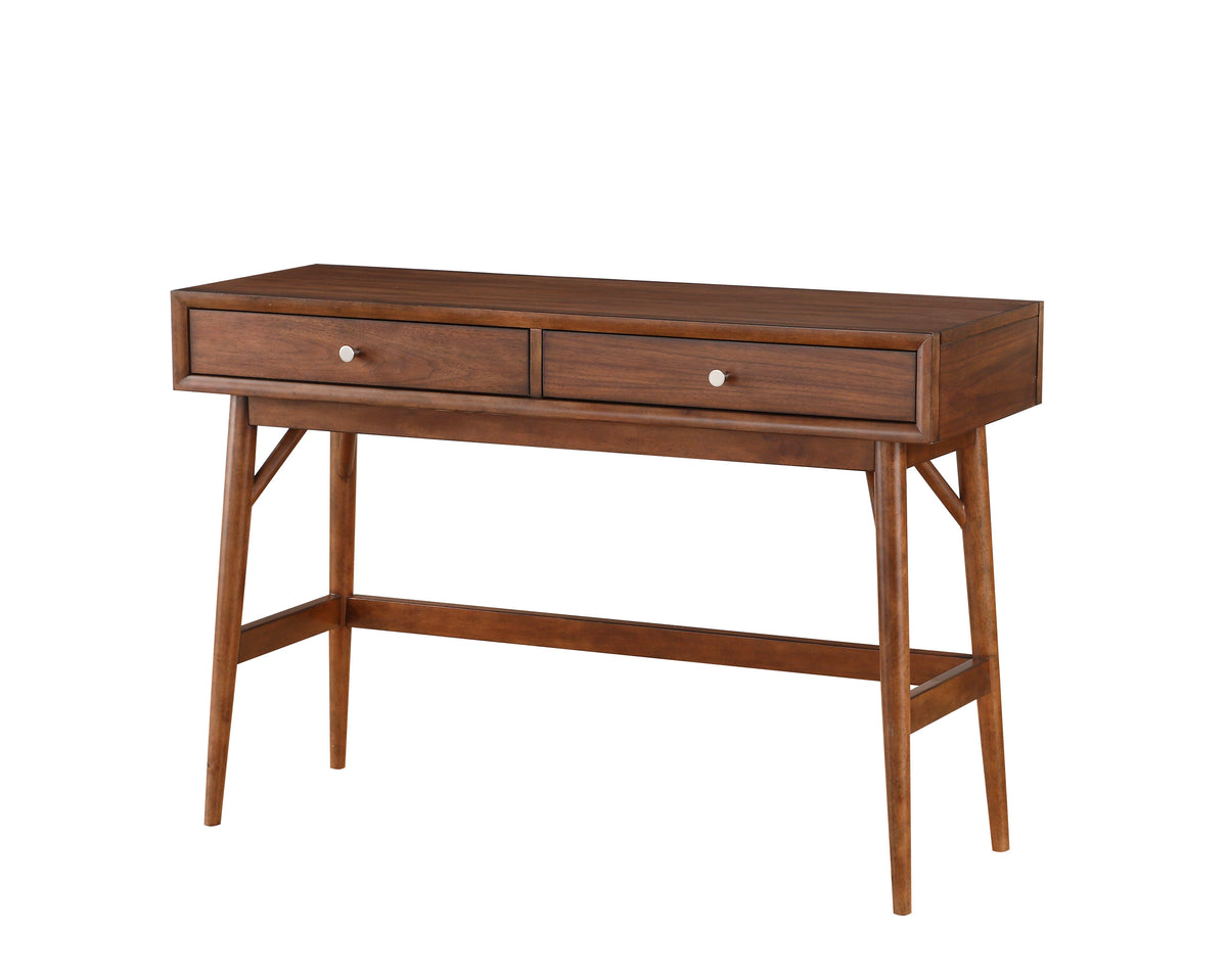 Brown Console Table with Storage, 48 in Wide