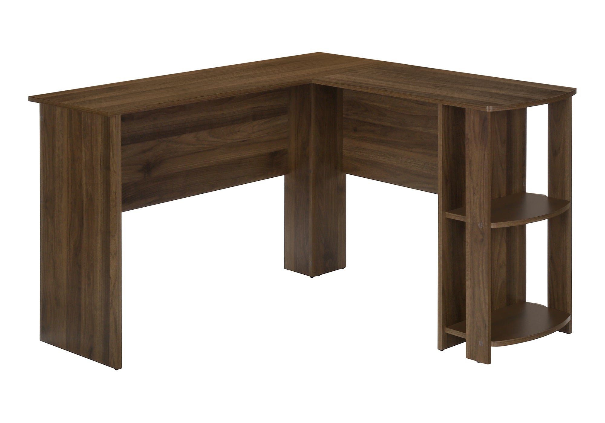 L-Shaped Contemporary Computer Desk, Workstation, 47 in