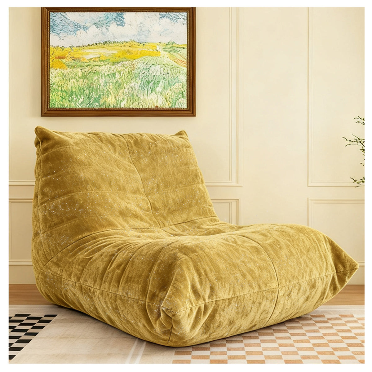 Yellow Bean Bag Chair