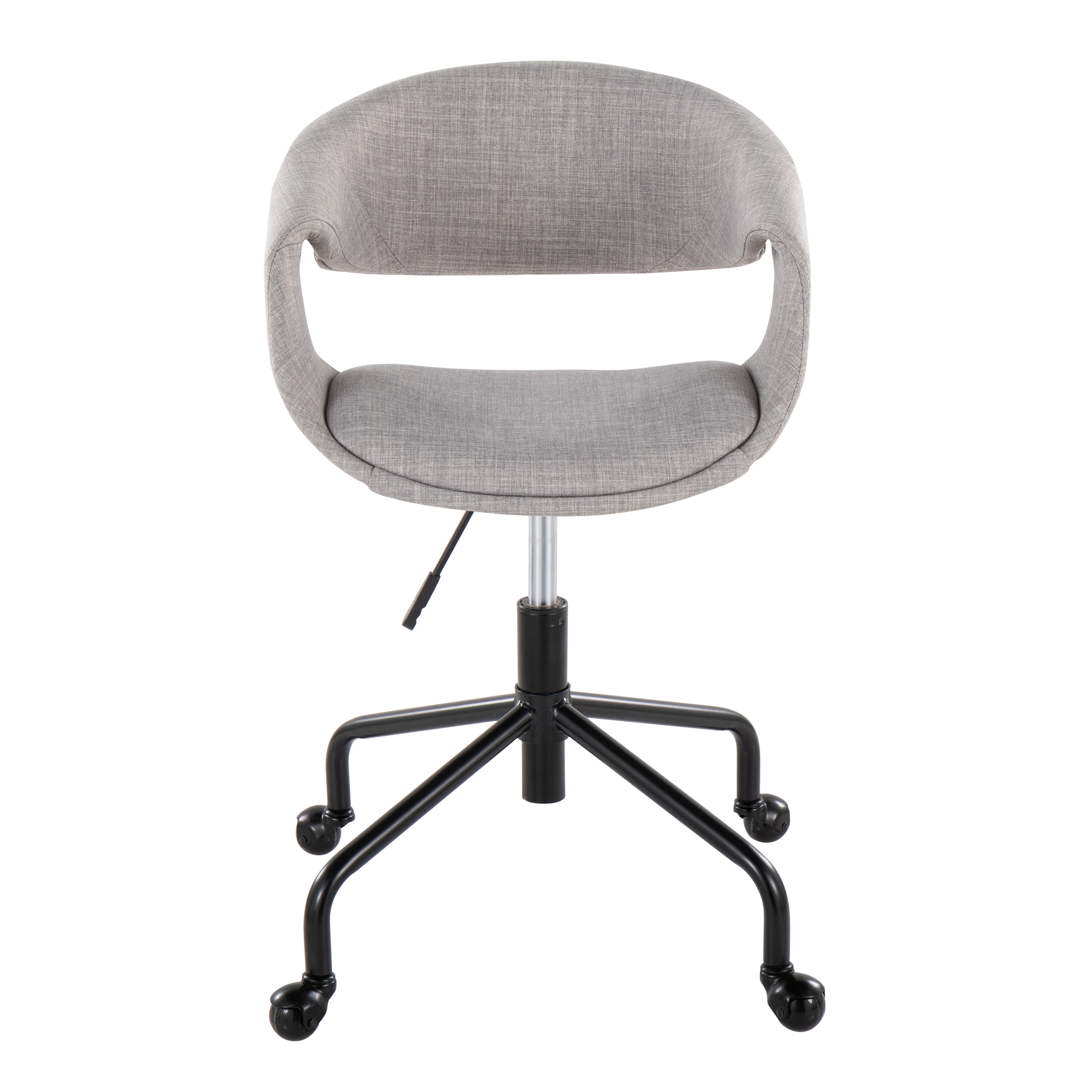 Office Chair, 27.5 in, Black, 27.5 in Deep