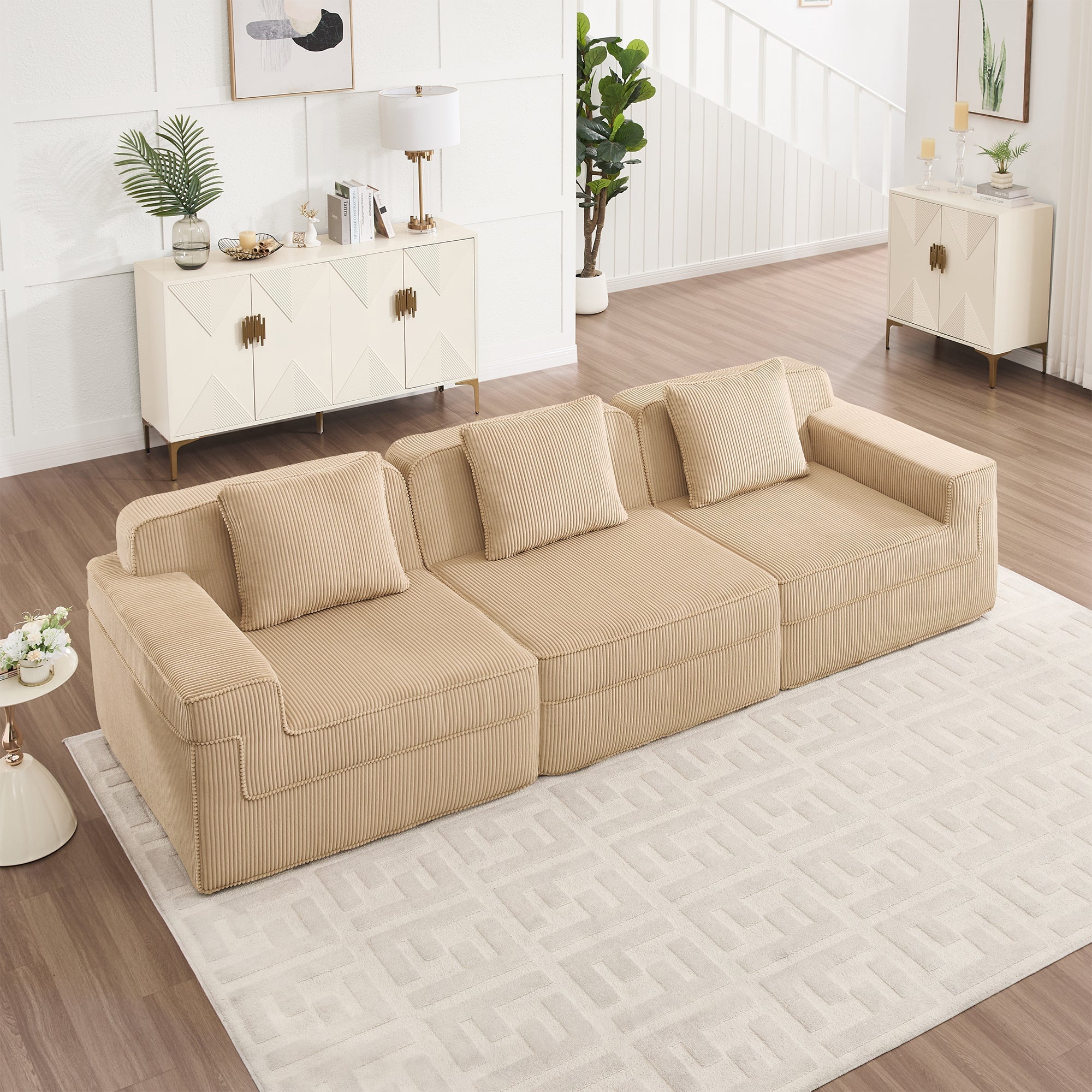 Hudson 3-Seat Boneless Couch in Camel #OttOnly_0 #Color_Camel