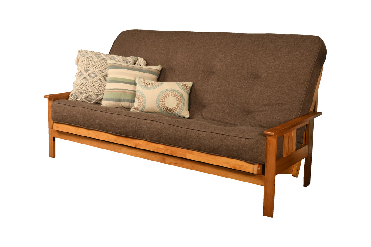 Brown Futon, 86 in Wide