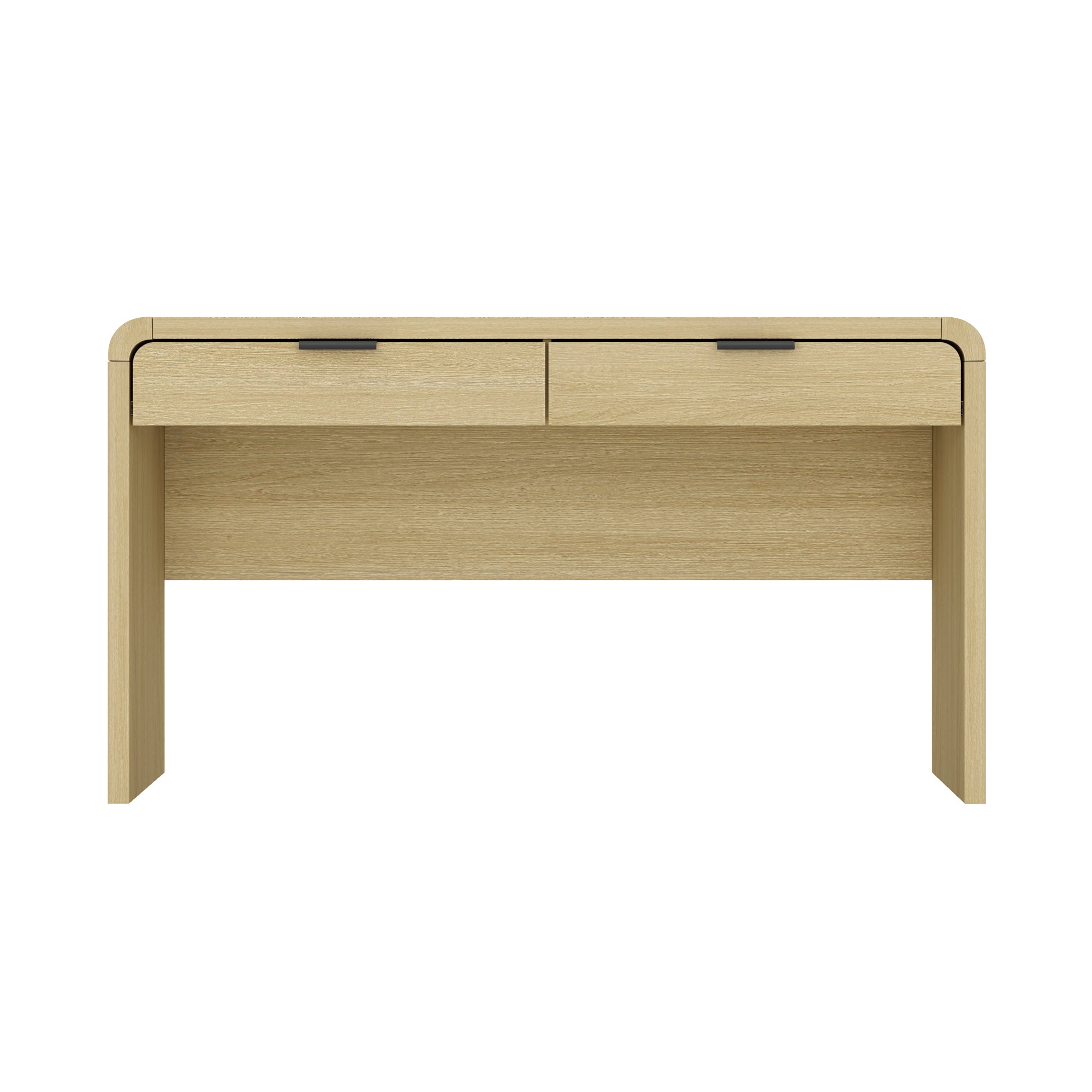 Computer Desk, 54 in, Natural, 30 in Tall