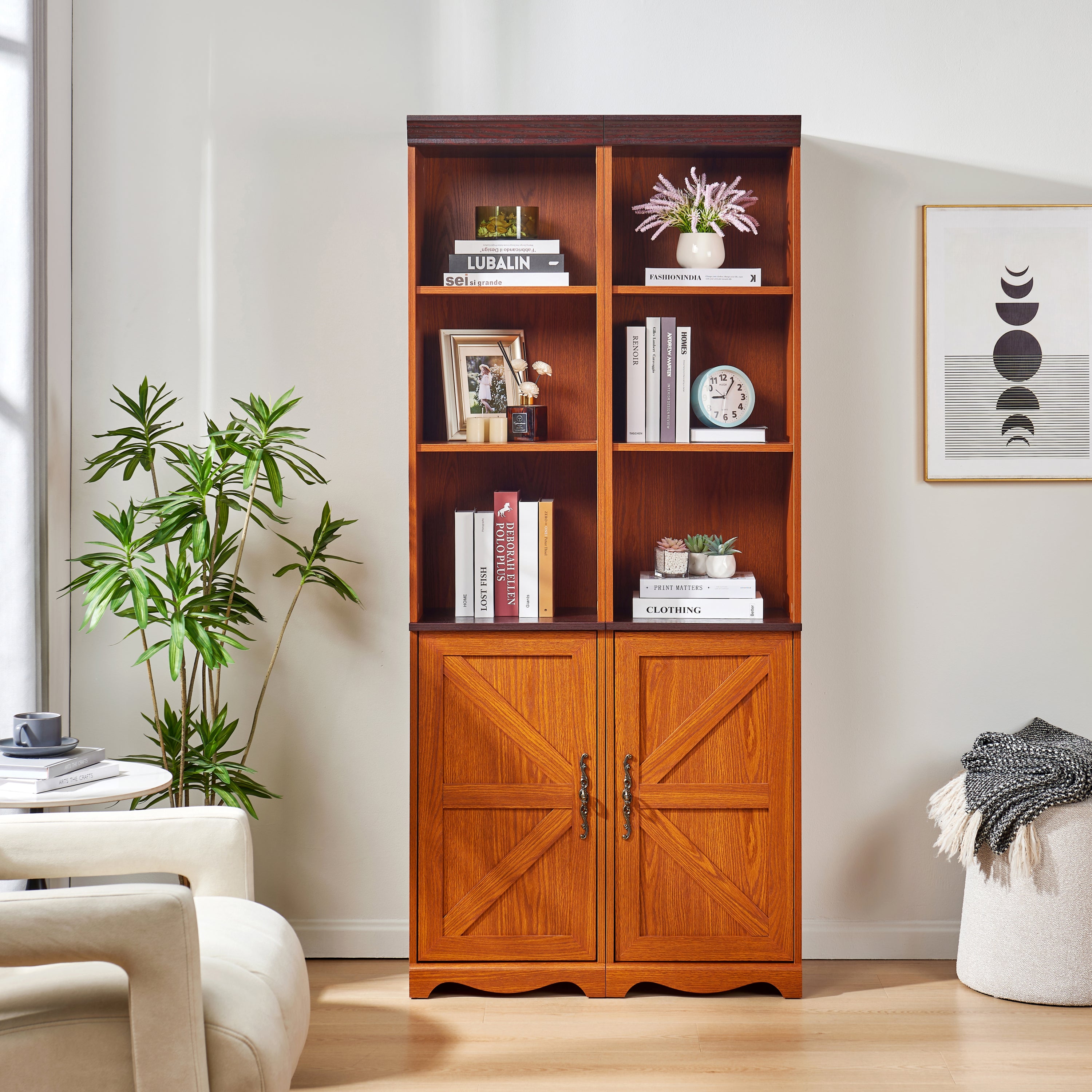 Farmhouse Storage Cabinet, 31.6 in