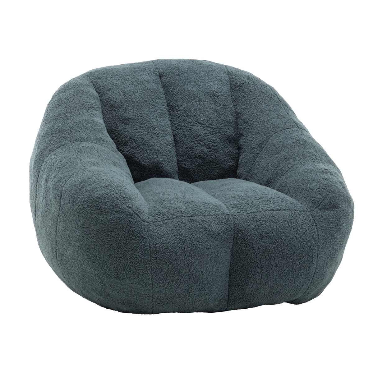 Green Faux Fur Bean Bag Chair