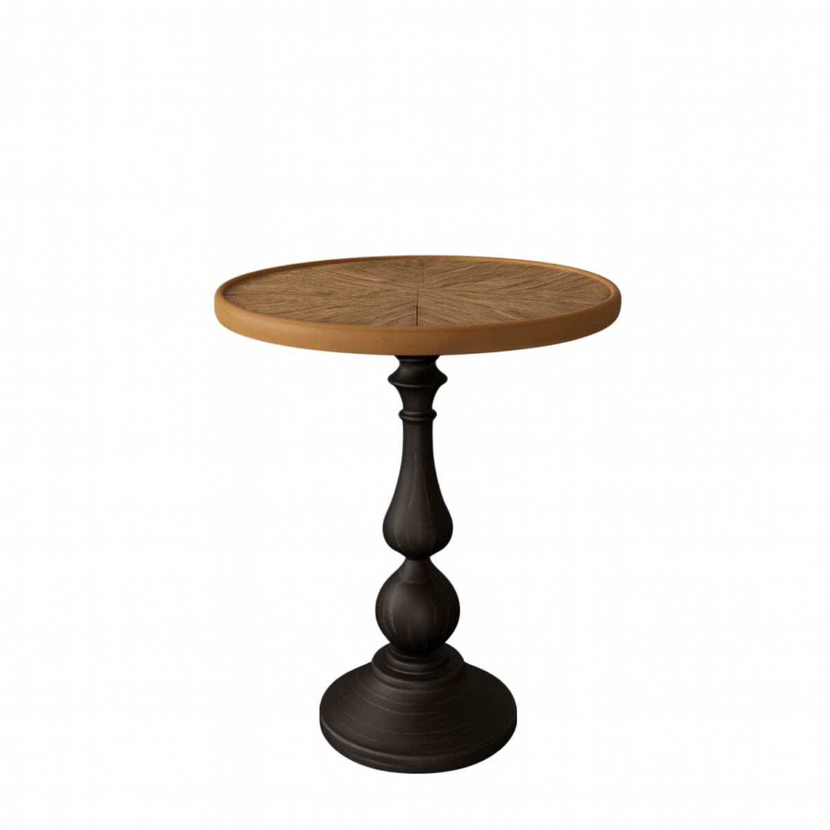 Natural Round Side Table, 19.9 in