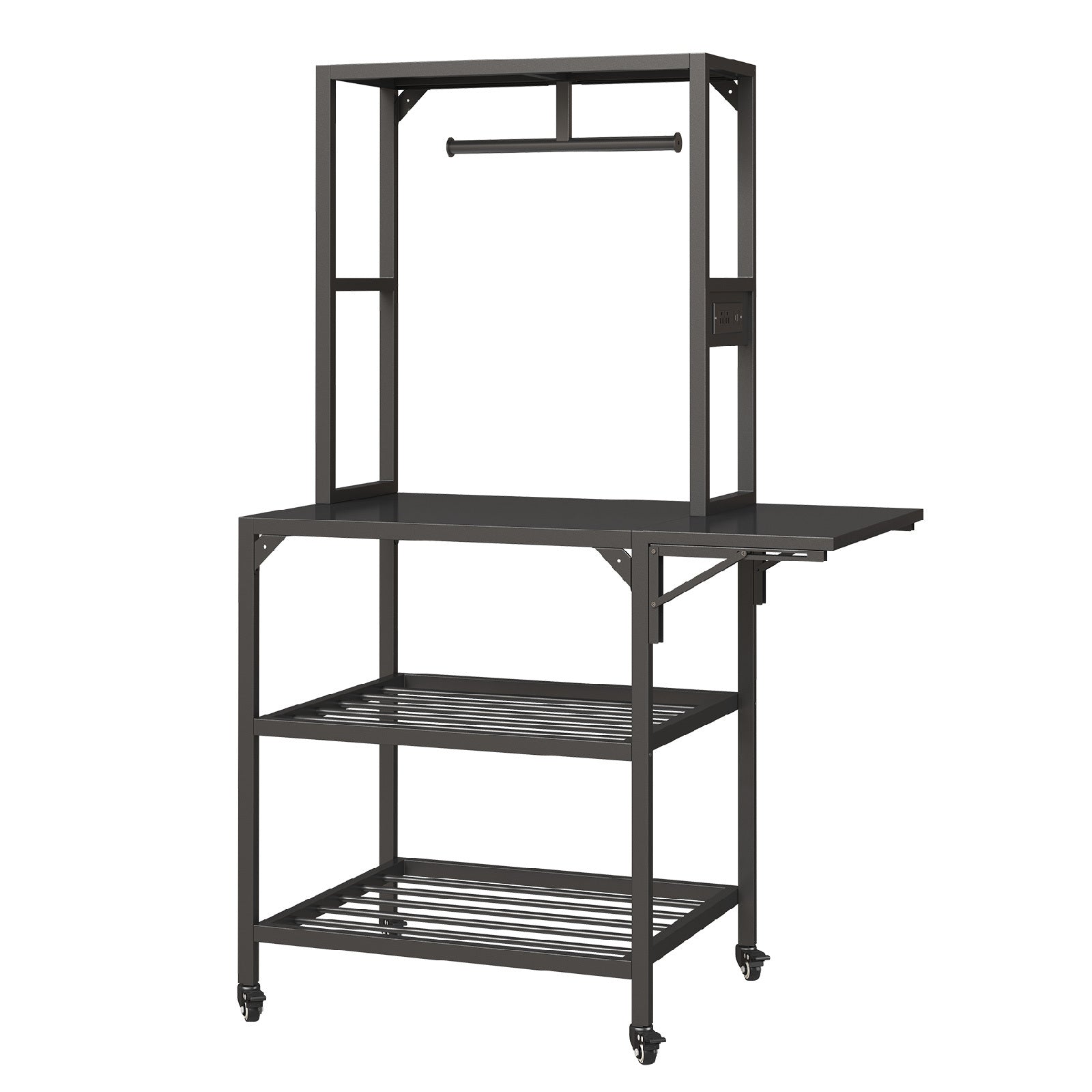 Printer Stand, 28.7 in, Black