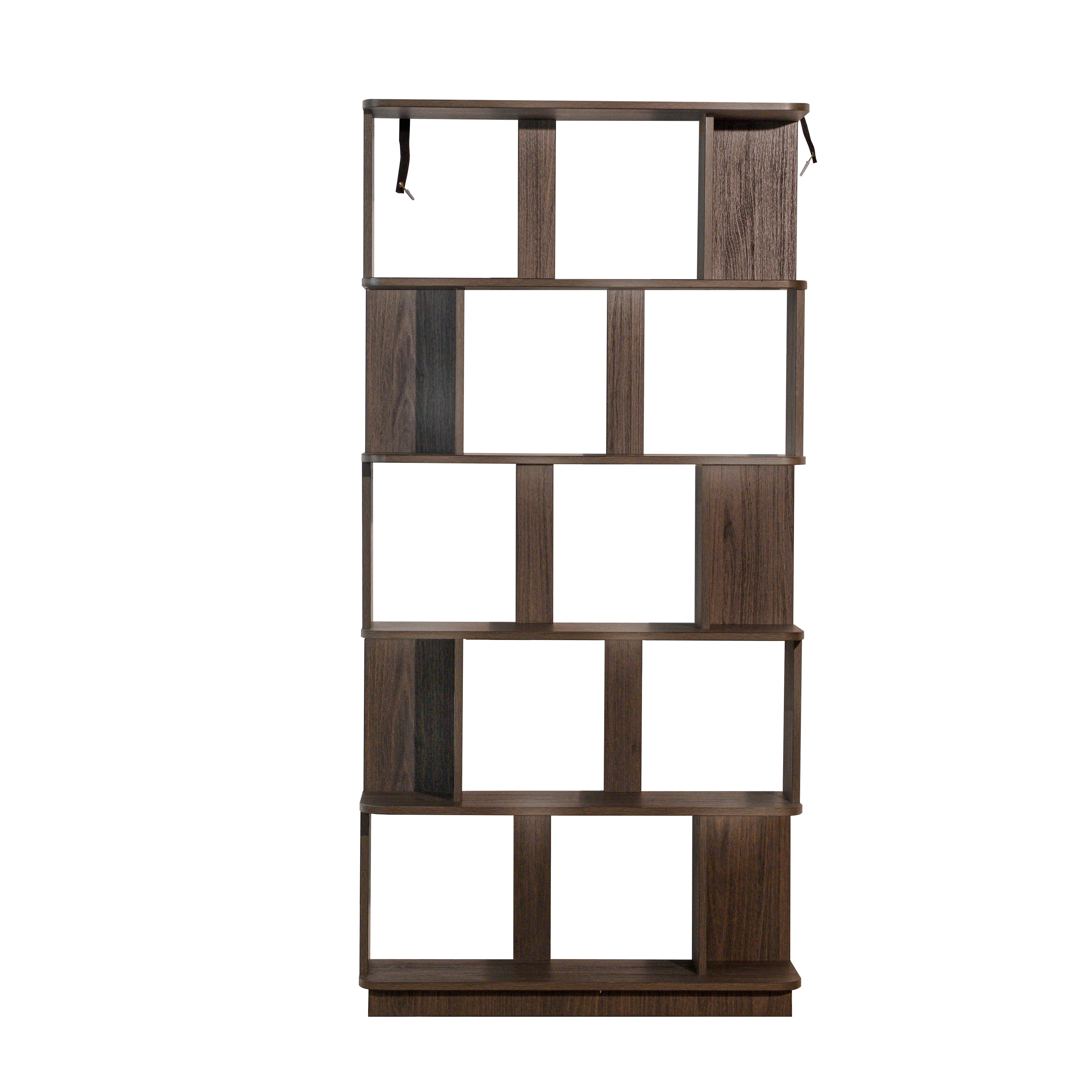Modern Bookcase, 31.5 in, Brown