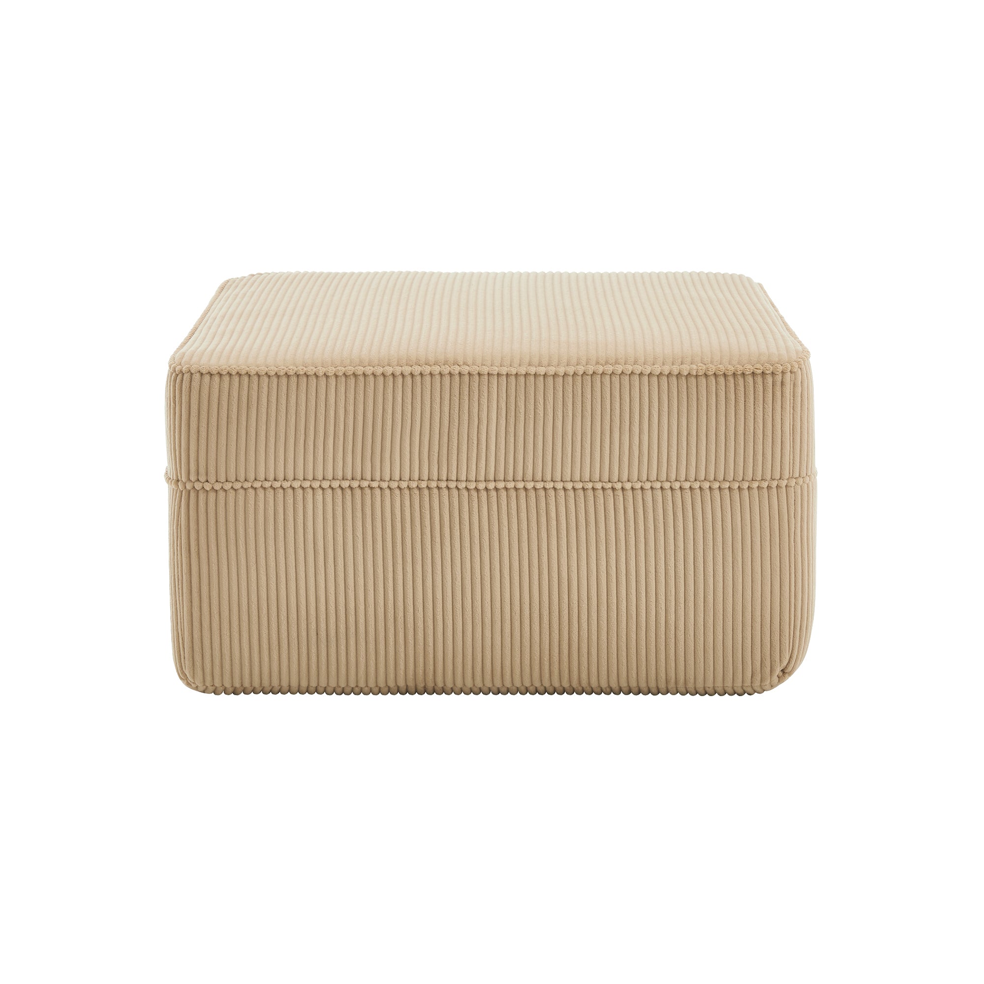 Hudson Boneless Ottoman in Camel #Color_Camel
